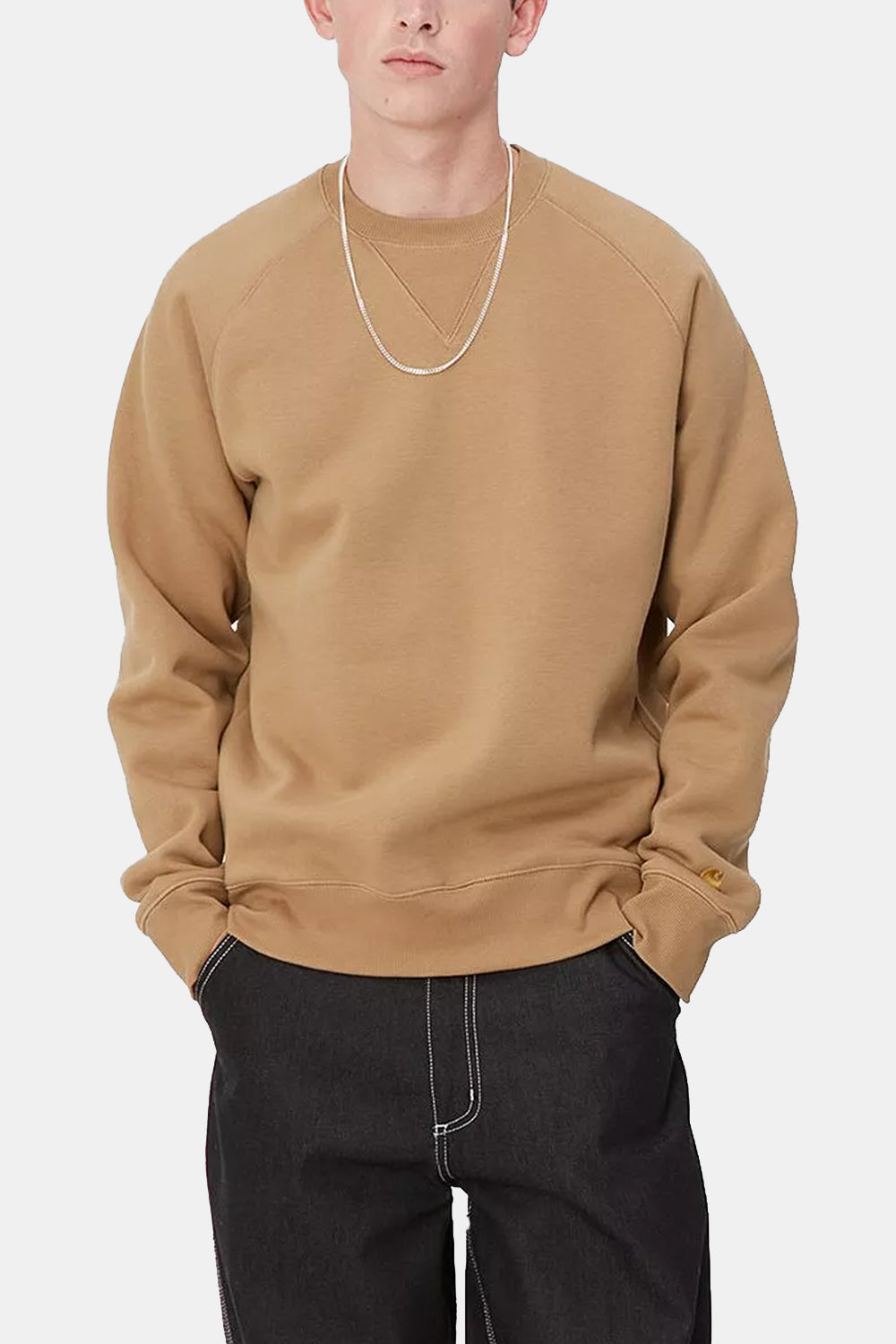 Carhartt WIP Chase Heavy Sweatshirt (Maapähkinä/Kulta)
