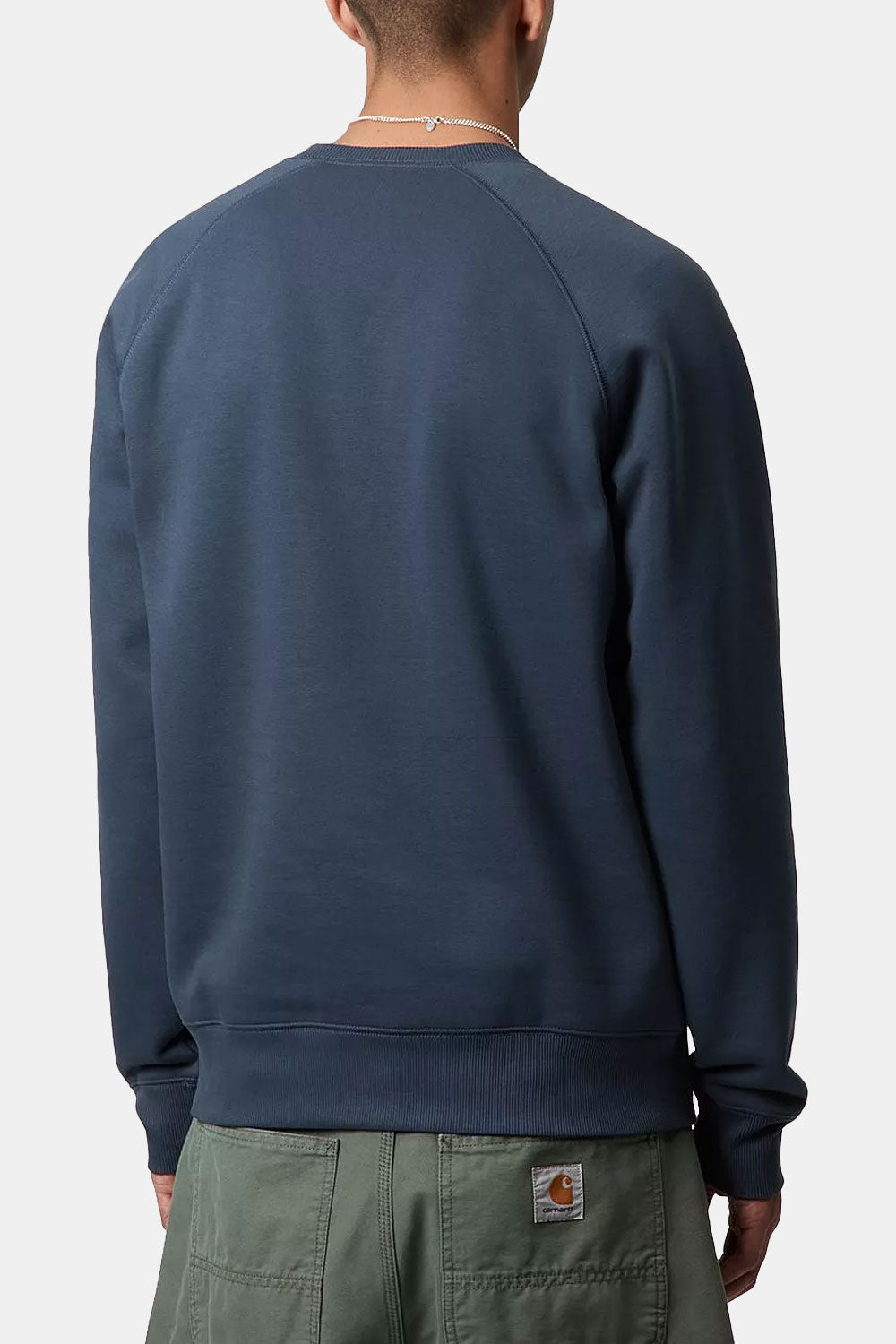 Carhartt WIP Chase -huippiheiä (tumma merivoimat / kulta)