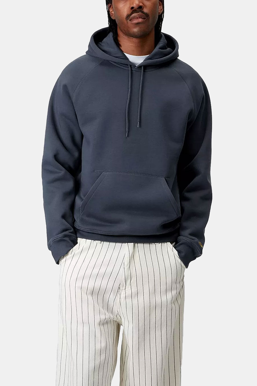 Carhartt Wip Hooded Chase Hiki (hämärä sininen/kulta)