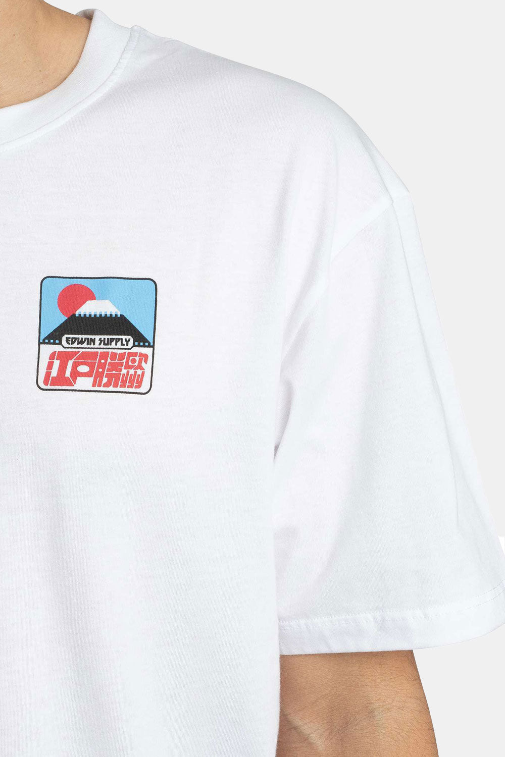 Edwin Sunset On Fuji San T-Shirt (White)