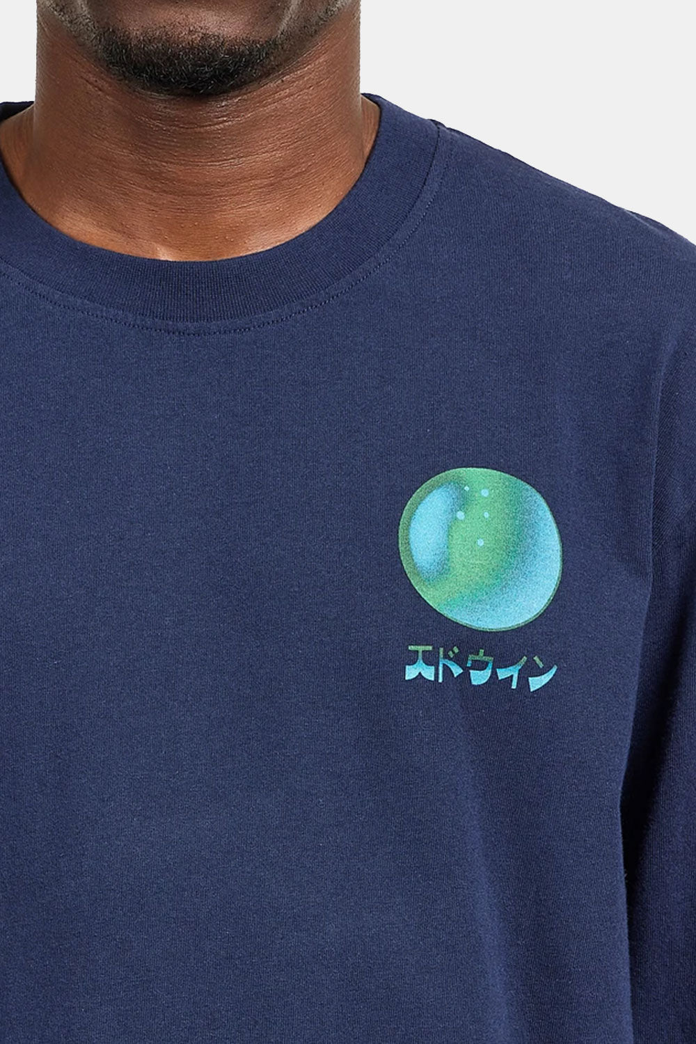 Edwin The Last of Us II pitkähihainen T-paita (merensininen)