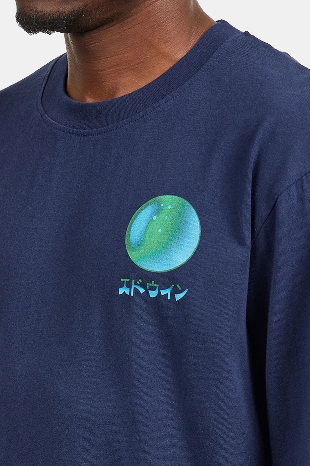 Edwin The Last of Us II pitkähihainen T-paita (merensininen)