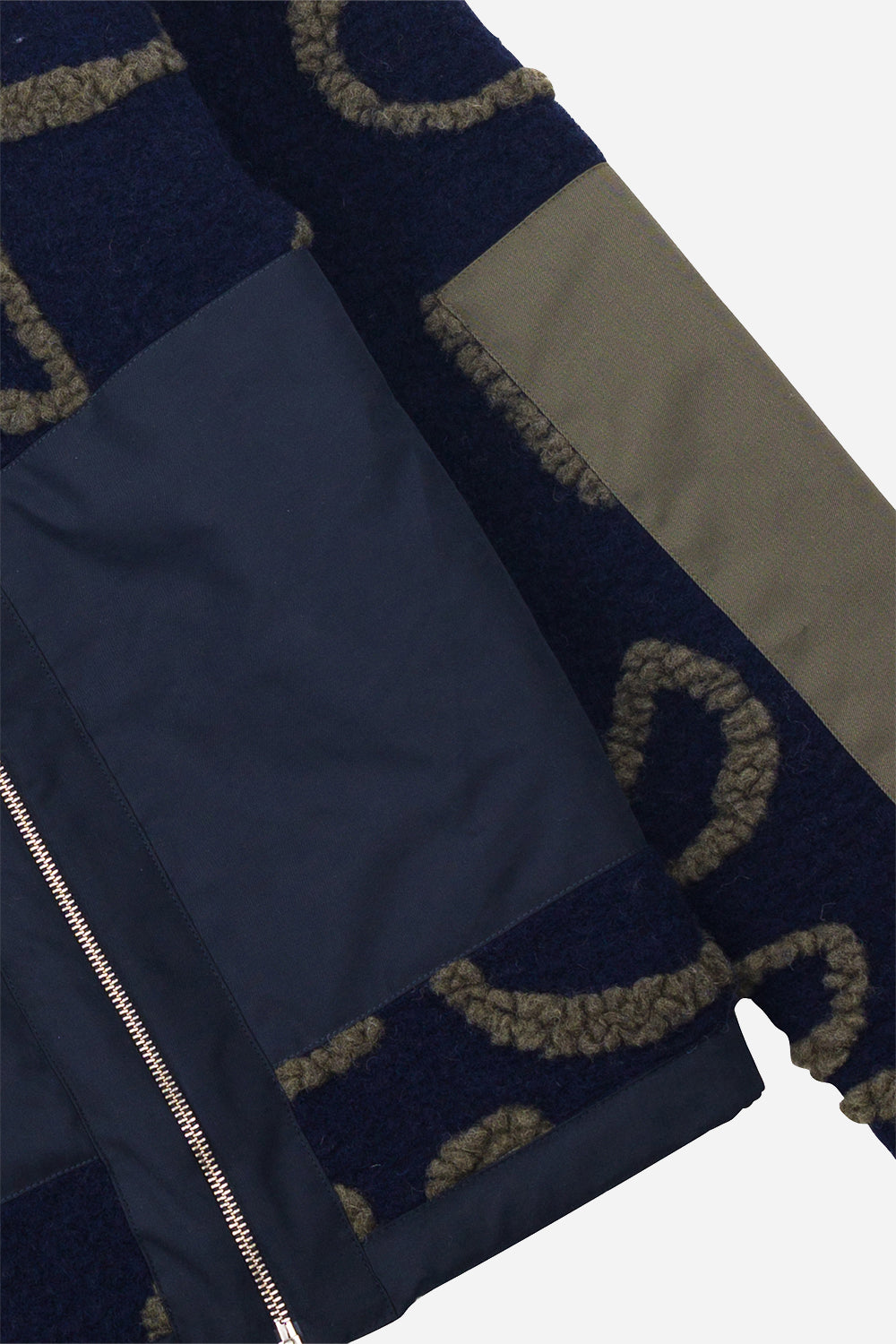 Folk Signal Fleece (laivaston ympyrä Jacquard)