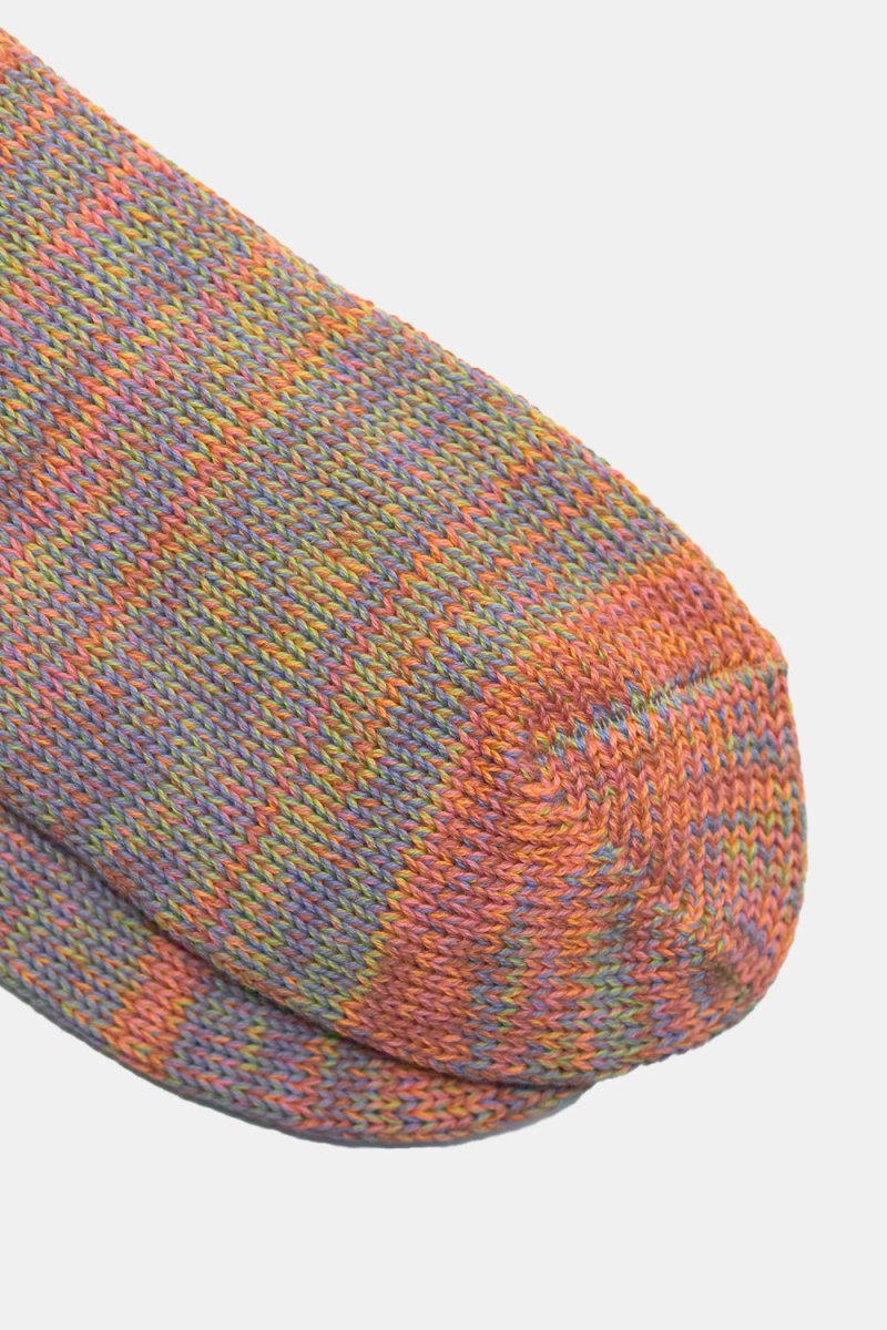 Anonymous Ism 5 Colour Mix Ribbed Crew Socks (Pink) | Socks