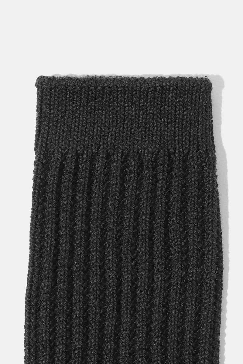Anonymous Ism Tack Rib Crew Socks (Jet Black) | Socks