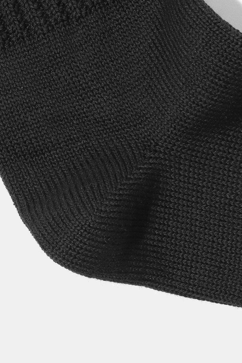 Anonymous Ism Tack Rib Crew Socks (Jet Black) | Socks