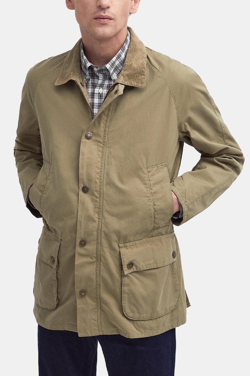 Barbour Ashby -rento kesätakki (valkaistu oliivi)