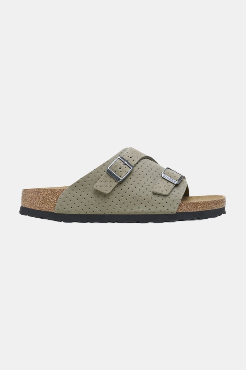 Birkenstock Zürich BS Suede Embossed (Emboss Dots Stone Coin) | Sandals