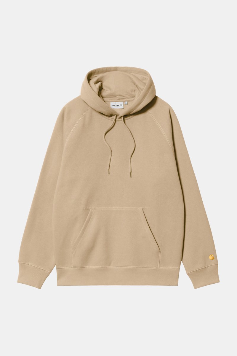 Carhartt WIP Hooded Chase Sweat (Sable/Gold) | Sweaters