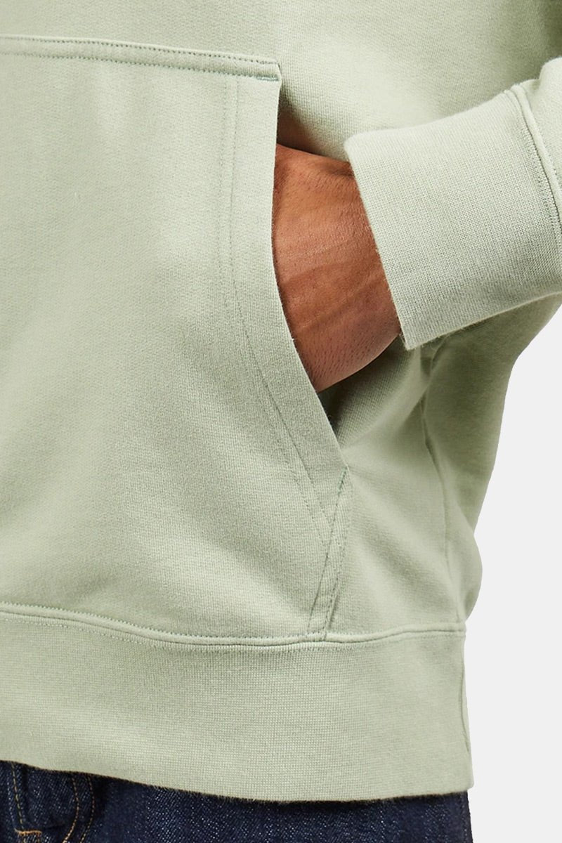 Edwin Japanese Sun Hooded Sweatshirt (Desert Sage) | Sweaters
