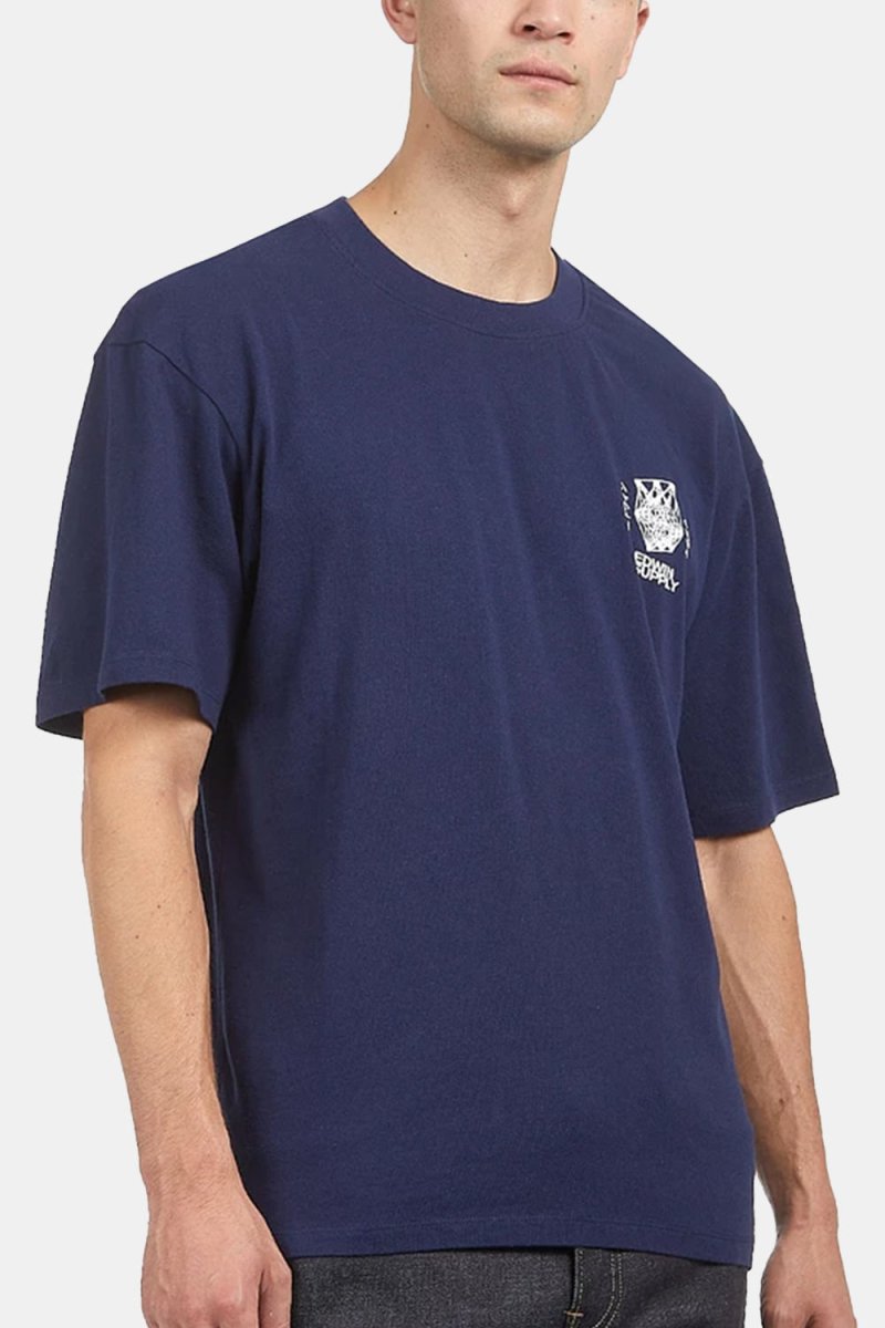 Edwin Protect Ya Lungs T-Shirt (Maritime) | T-Shirts