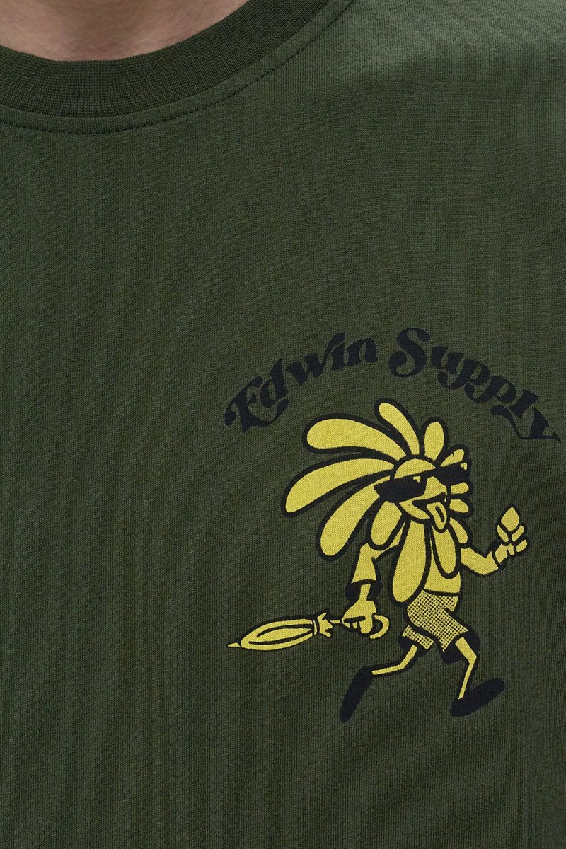 Edwin Sunny Day T-Shirt (Kombu Green) | T-Shirts
