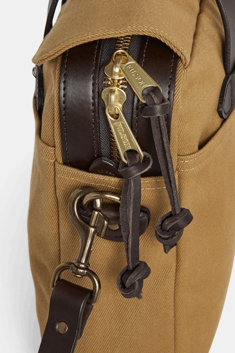 Filson Rugged Twill Original Briefcase (Tan) | Bags