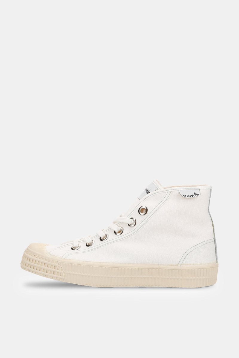 Novesta Star Dribble Contrast Stitching (White/Grey/Ecru) | Trainers