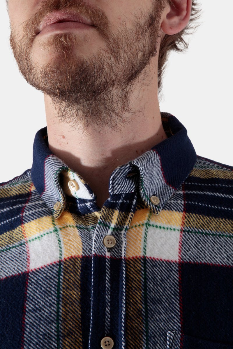 Portuguese Flannel Equi Check ESP Shirt (Blue / White / Yellow) | Shirts