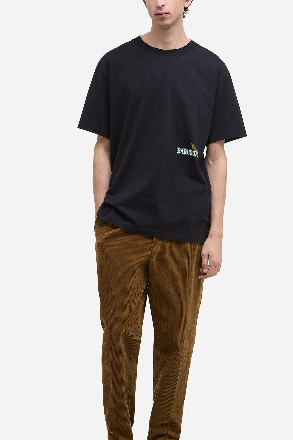 Barbour Campbell OS -grafiikka T-paita (musta)