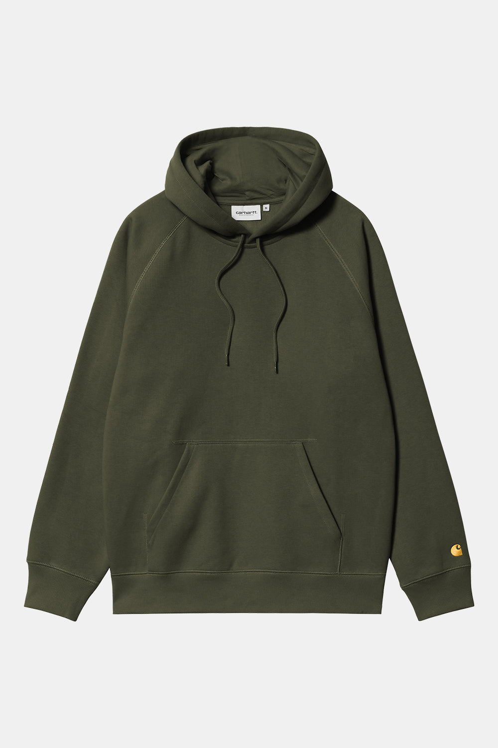 Carhartt WIP Hooded Chase -paita (oliivi/kulta)
