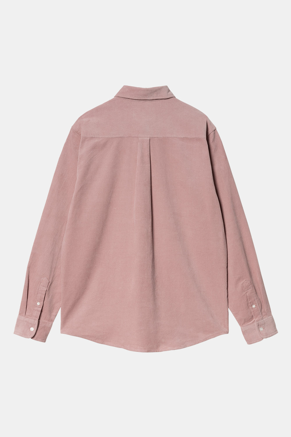 Carhartt WIP Madison Cord Long Sleeve Shirt (Glassy Pink/Wax)
