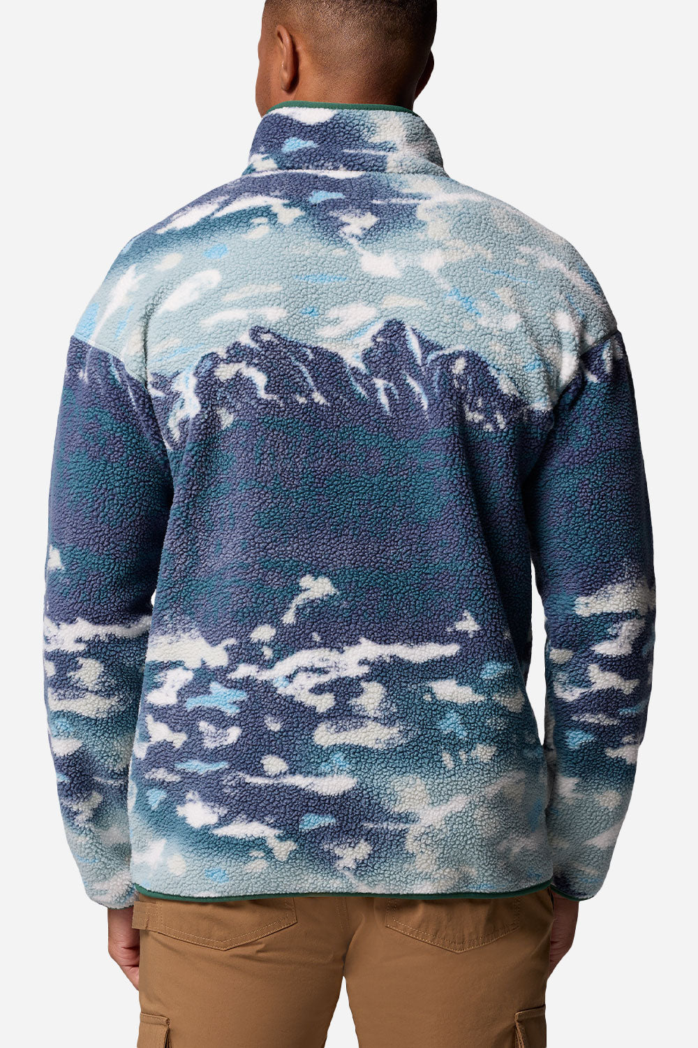 Columbia Helvetia™ II painettu Half Snap Fleece (Crushed Blue Sisters)