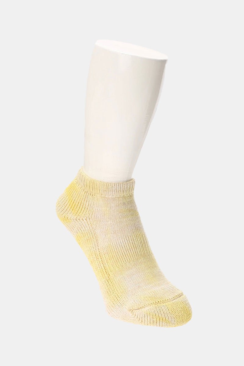 Anonymous Ism GOHEMP 2 Dye Pile Ankle Sock (Yellow) | Socks