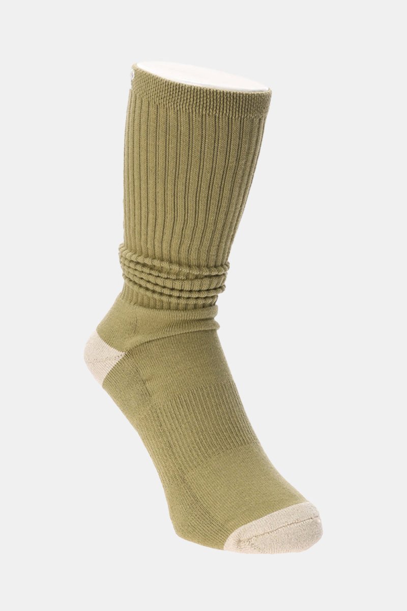 Anonymous Ism GOHEMP OC 2Panel Pile Crew Sock (Green) | Socks