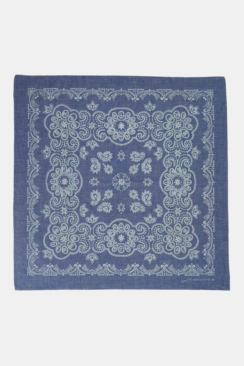 Anonymous Ism Selvedge Denim Bandana (Blue) | Bandanas