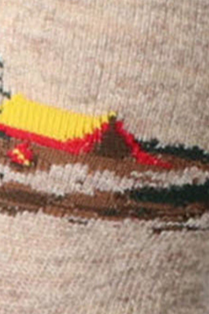 Anonymous Ism Wool Camp Crew (Beige) | Socks