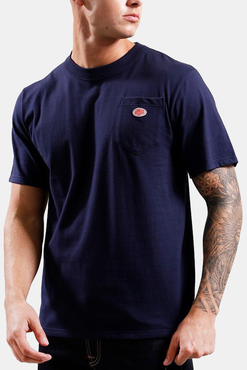 Armor Lux Heritage Pocket T-paita (Navire Blue) | T-paidat