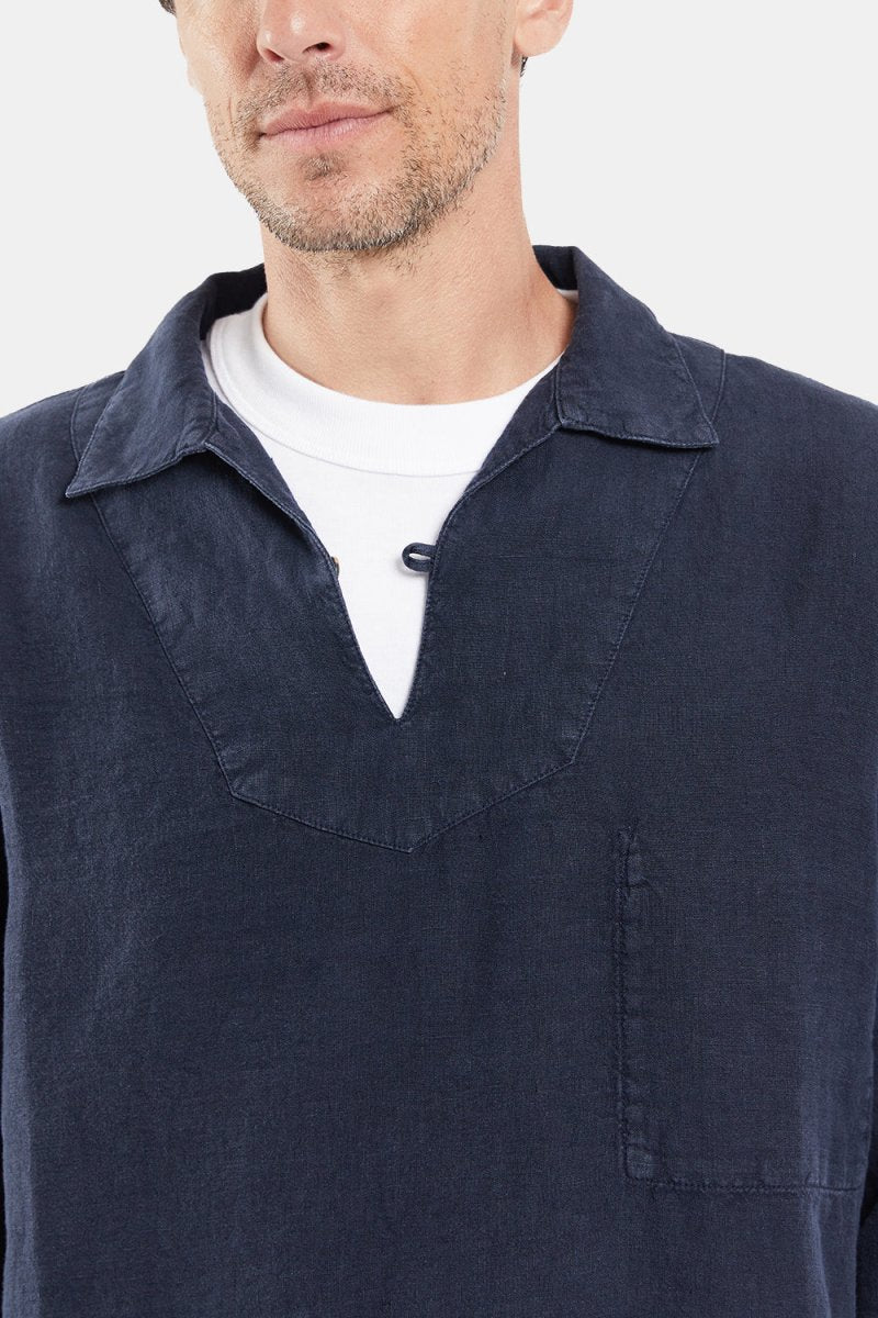 Armor Lux Linen Smock (Marine Deep) | Jackets