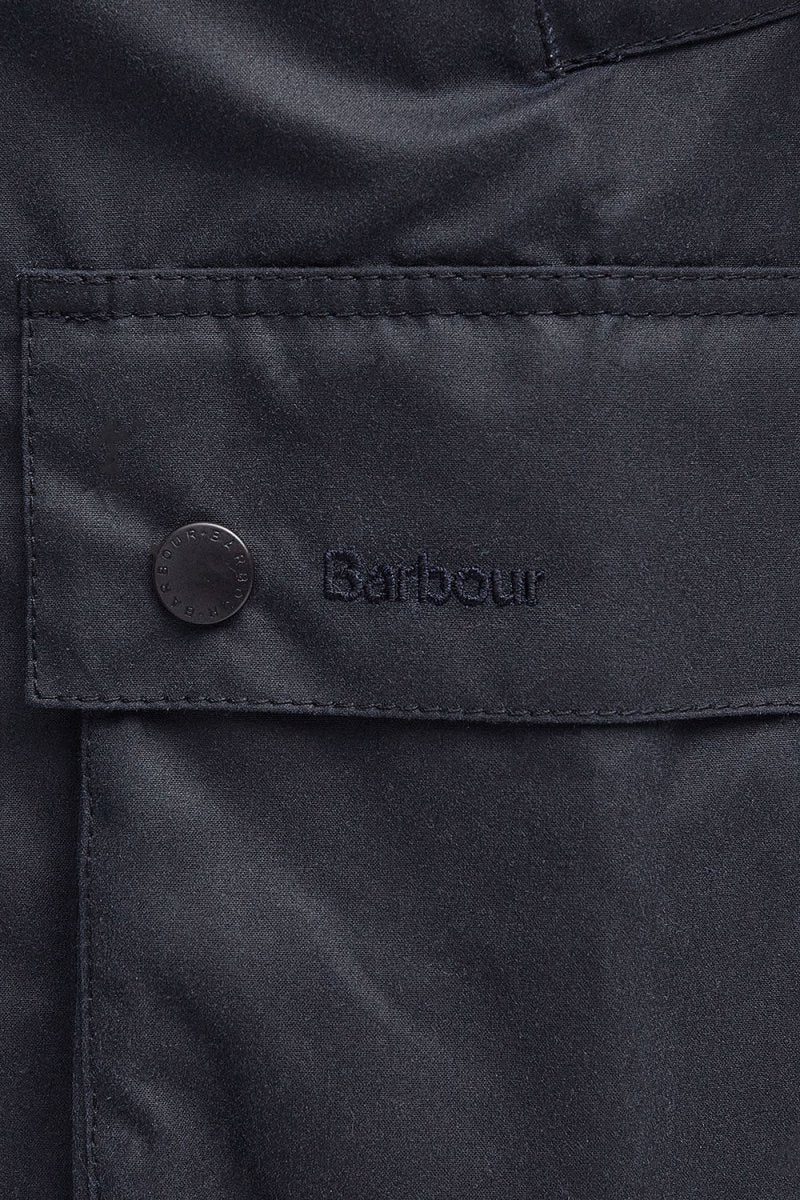 Barbour Ashby Waxed Jacket (Navy) | Jackets