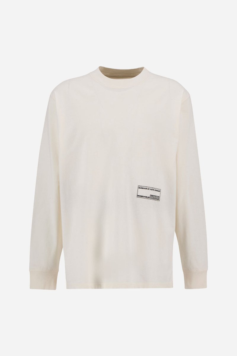 Barbour Hamilton Long Sleeve T-Shirt (White) | T-Shirts