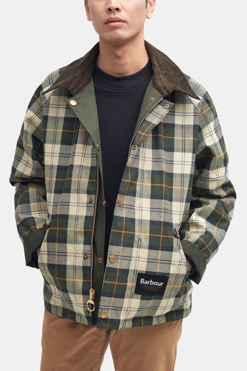 Barbour Oversized Reversible Transport Jacket (Sage) | Jackets