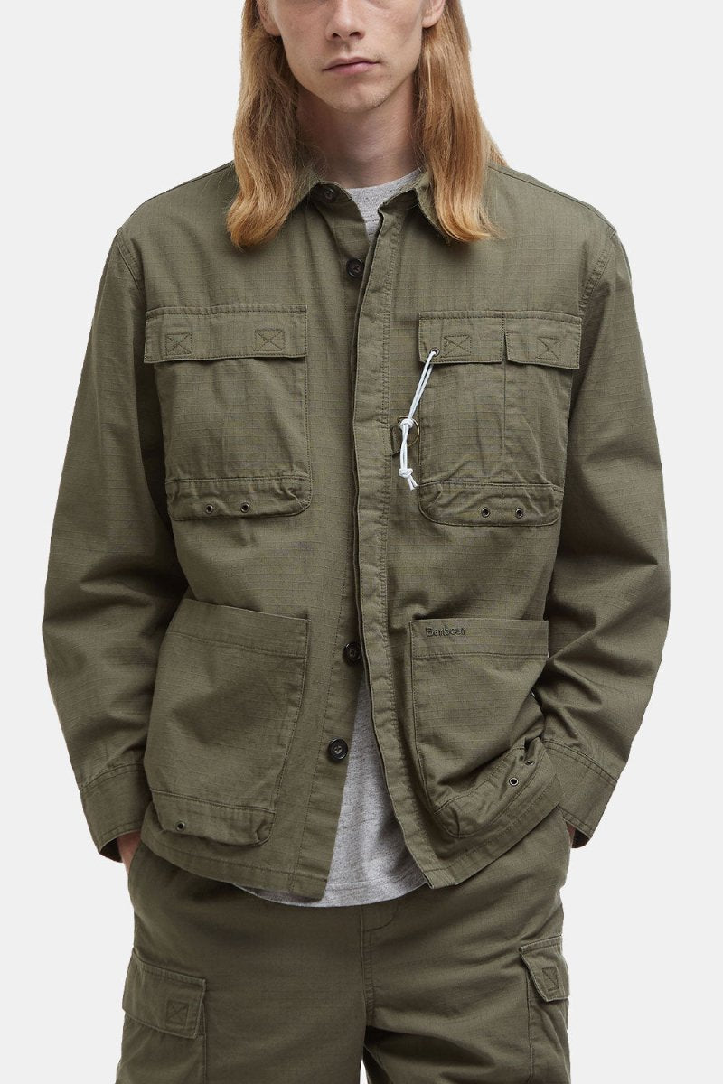 Barbour Ripstop Overshirt (Burnt Olive) | Shirts