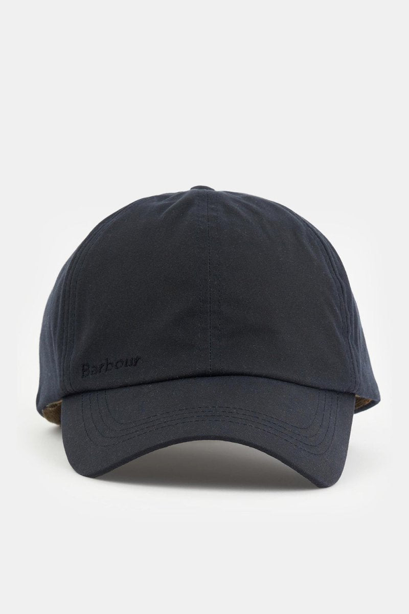 Barbour Wax Sports Cap (Navy) | Hats