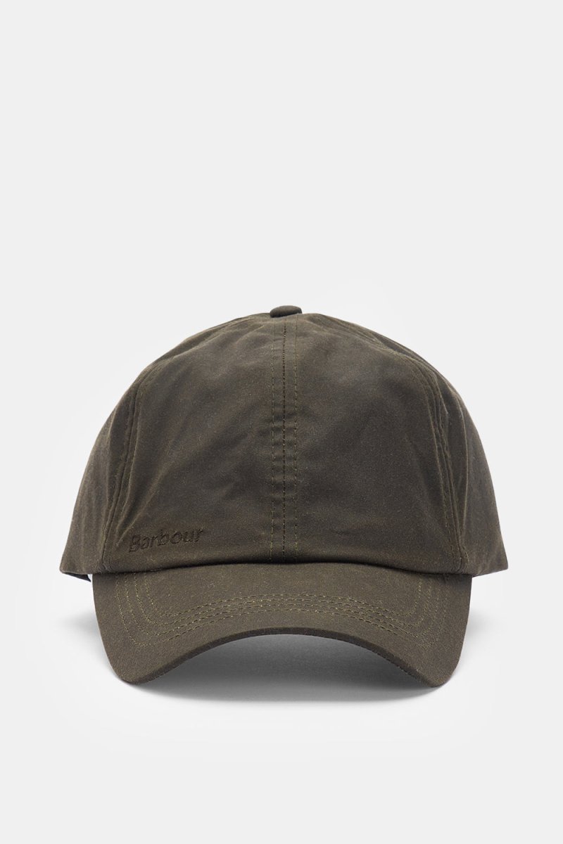 Barbour Wax Sports Cap (Olive) | Hats