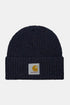 Carhartt WIP Anglistic Beanie (täplikäs tumman laivaston kanerva) | Hatut