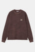 Carhartt WIP pitkähihainen Vista vohveli T-paita (Palisander) | T-paidat