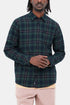 Carhartt WIP L/S Lermond paita (kataja / tumma laivasto) | Paidat