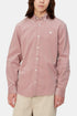 Carhartt WIP Madison Cord pitkähihainen paita (lasimainen vaaleanpunainen/vaha) | Paidat