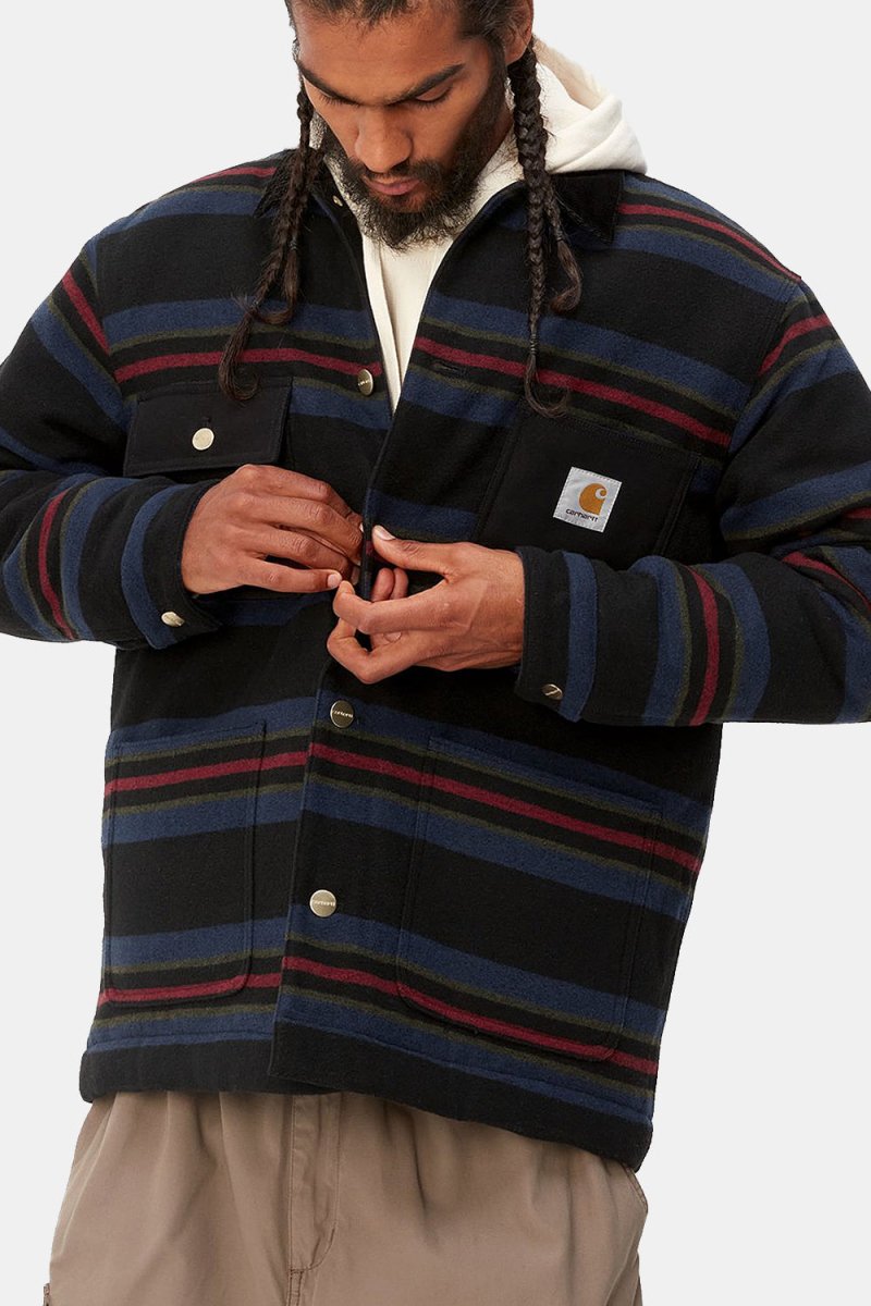 Carhartt WIP Oregon Jacket (Starco Stripe/Black) | Coats & Jackets