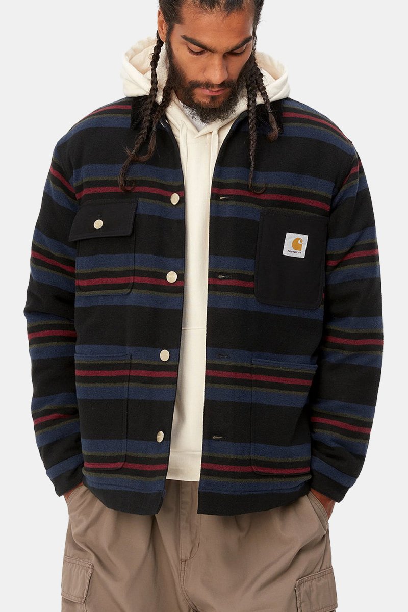 Carhartt WIP Oregon Jacket (Starco Stripe/Black) | Coats &amp; Jackets