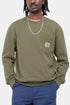 Carhartt WIP Pocket Sweat paita (merilevänvihreä) | Neulepuserot