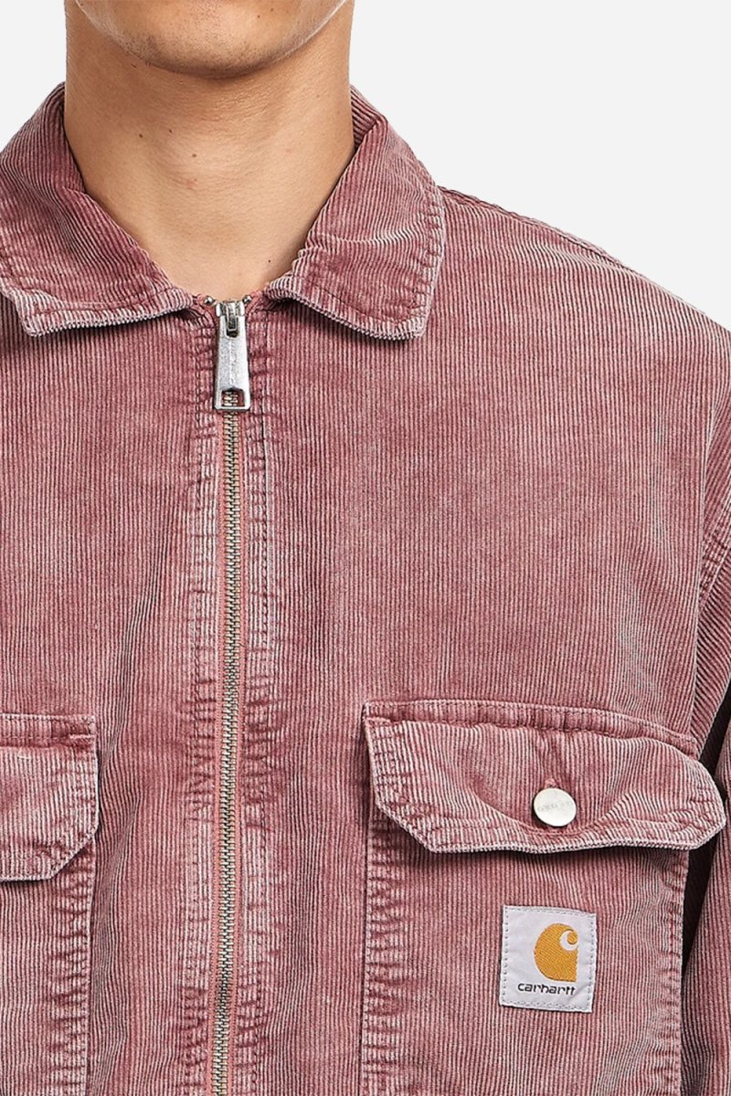 Carhartt WIP Reynold Shirt Jac (Dusky Pink) | Jackets