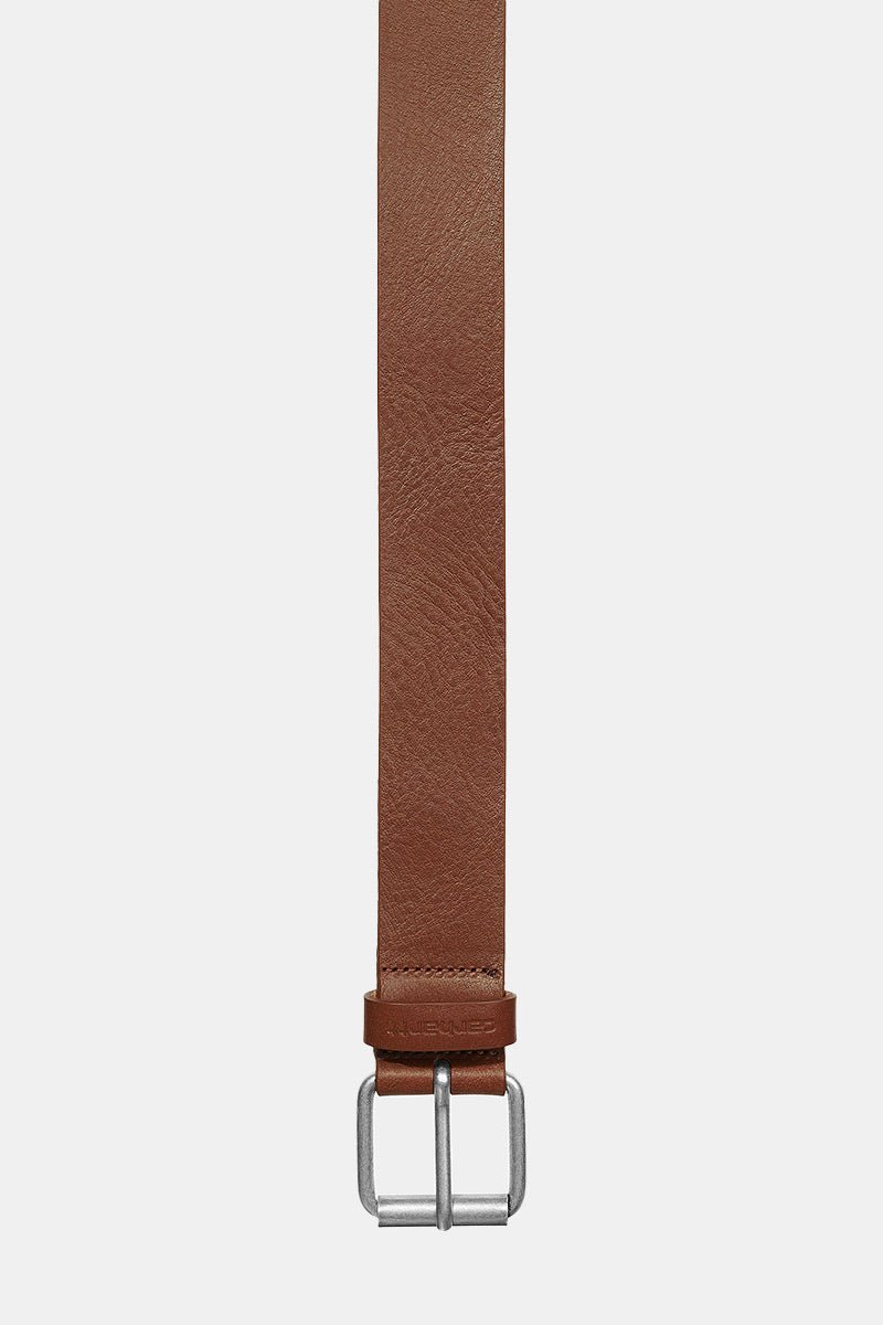 Carhartt WIP Ryan Leather Belt (Cognac/Silver) | Belts