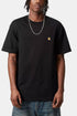 Carhartt WIP lyhythihainen Chase T-paita (musta/kulta) | T-paidat