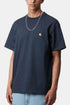 Carhartt WIP lyhythihainen Chase T-paita (Dusky Blue/Gold) | T-paidat