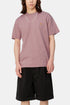 Carhartt WIP lyhythihainen Chase T-paita (lasimainen vaaleanpunainen/kulta) | T-paidat