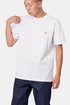 Carhartt WIP lyhythihainen Chase T-paita (valkoinen/kulta) | T-paidat