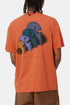 Carhartt WIP lyhythihainen kaavio C T-paita (Phoenix Orange) | T-paidat