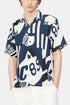 Carhartt WIP lyhythihainen Marina Shirt (Marina Print/Atom Blue) | Paidat